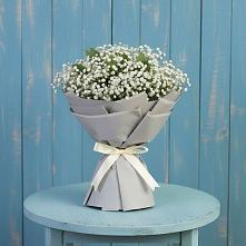 Букет цветов из:  Гипсофила в поселок Сургут