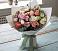 Букет цветов из: Розы, Лизиантусы и Гвоздики в поселок Сургут