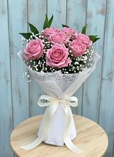Букет цветов из:  Розы в поселок Сургут