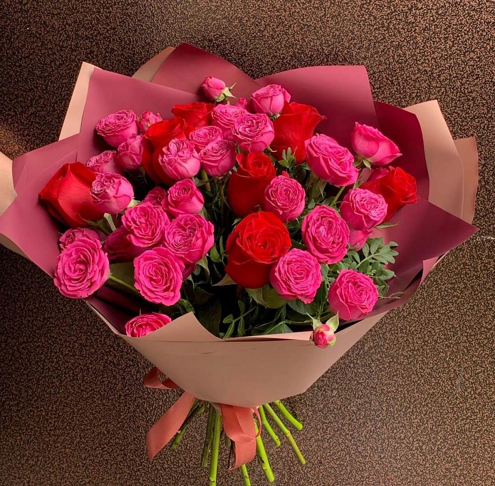 Букет В объятьях нежности в поселок Сургут