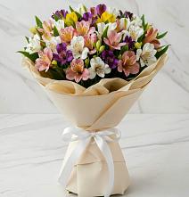 Букет цветов из:  Альстромерии в поселок Сургут