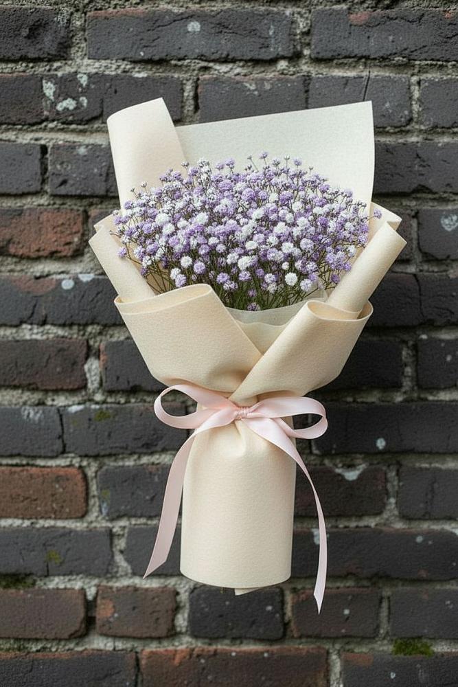 Букет цветов из: Гипсофила в поселок Сургут