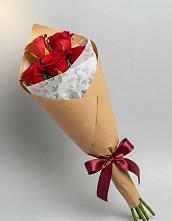 Букет цветов из:  Розы в поселок Сургут