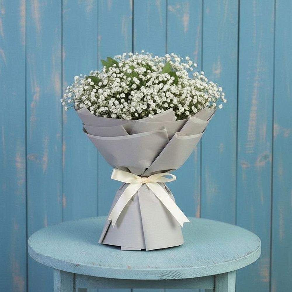 Букет цветов из: Гипсофила в поселок Сургут