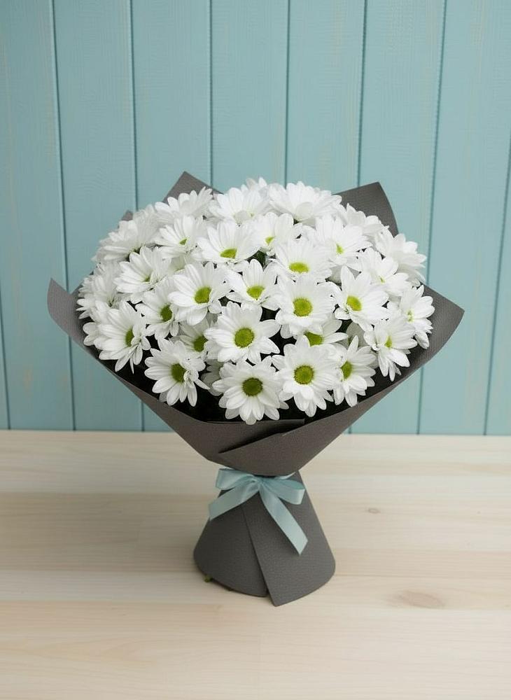 Букет цветов из: Хризантемы в поселок Сургут