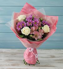 Букет цветов из:  Герберы в поселок Сургут