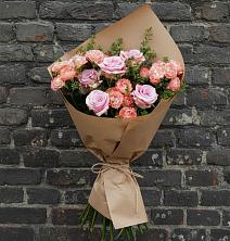 Букет цветов из:  Розы в поселок Сургут