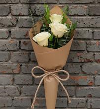 Букет цветов из:  Розы в поселок Сургут