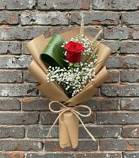 Букет цветов из:  Розы в поселок Сургут