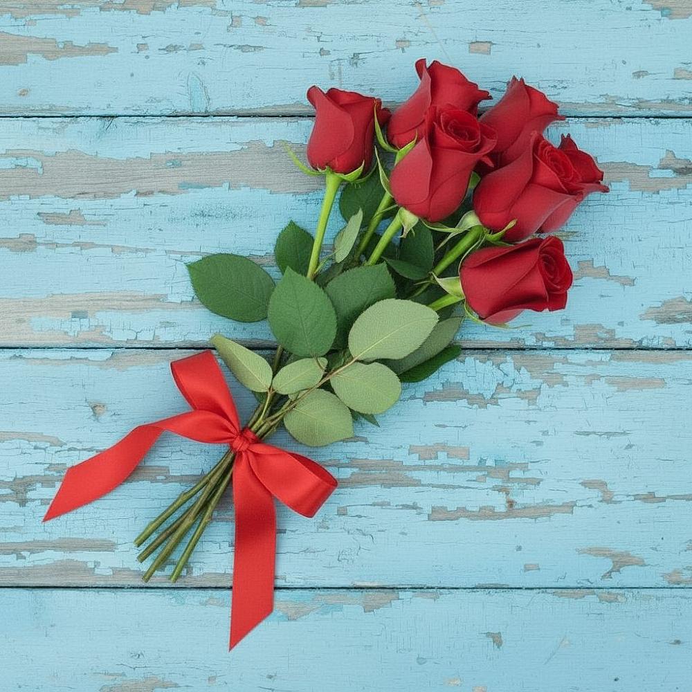 Букет Красные розы в поселок Сургут