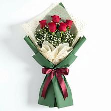 Букет цветов из:  Розы в поселок Сургут