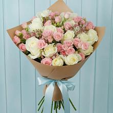 Букет цветов из:  Розы в поселок Сургут